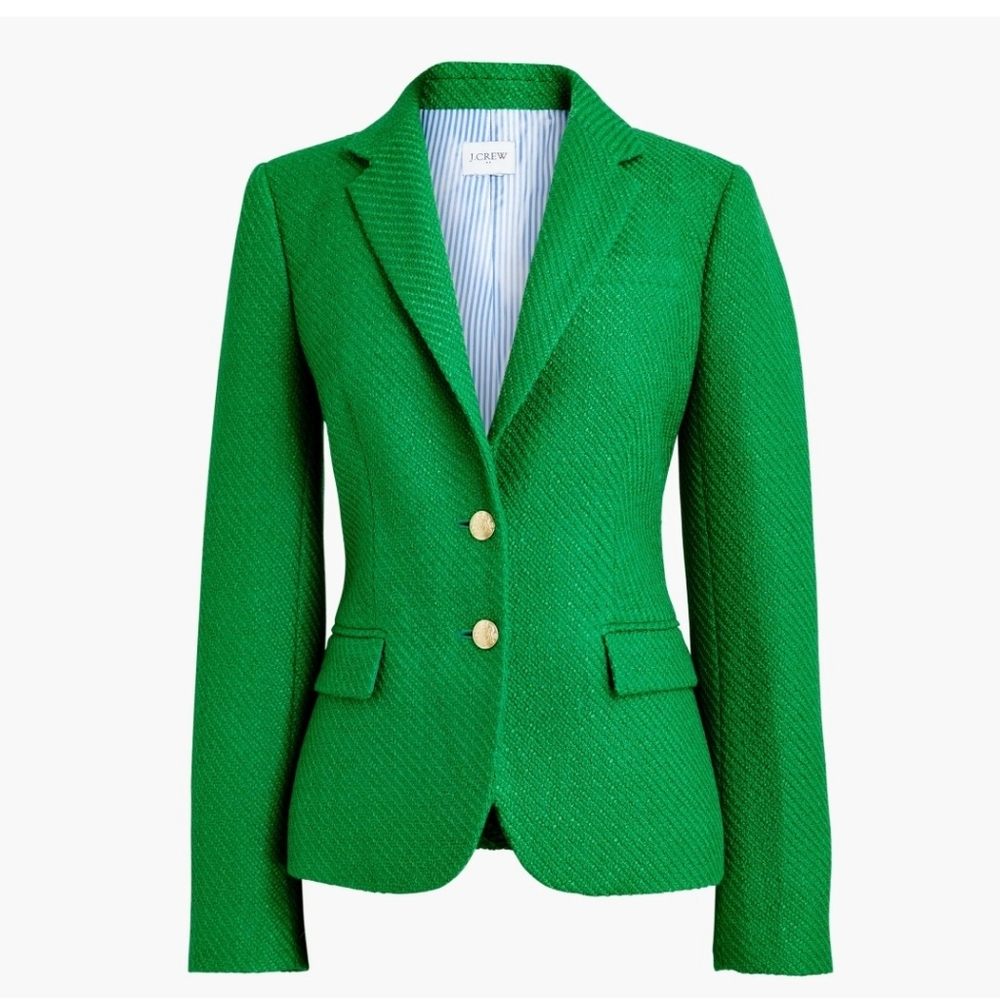 Tweed schoolboy blazer by JCrew